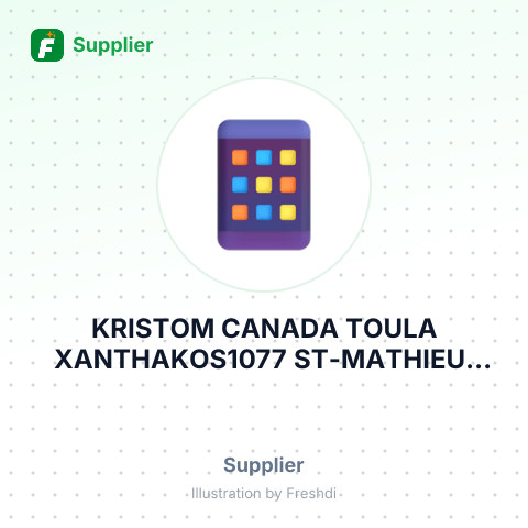 KRISTOM CANADA TOULA XANTHAKOS1077 ST-MATHIEU, SUITE – summary card, no photo uploaded yet