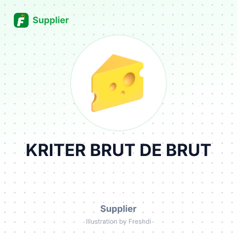 KRITER BRUT DE BRUT – summary card, no photo uploaded yet