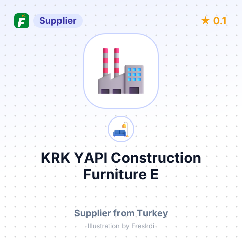 KRK YAPI Construction Furniture E – summary card, no photo uploaded yet