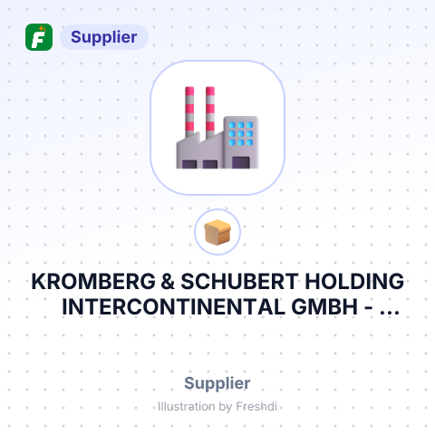 KROMBERG & SCHUBERT HOLDING INTERCONTINENTAL GMBH – summary card, no photo uploaded yet