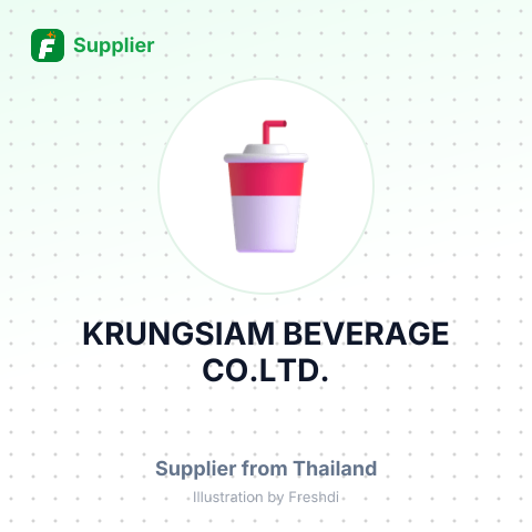 KRUNGSIAM BEVERAGE CO.LTD. – summary card, no photo uploaded yet