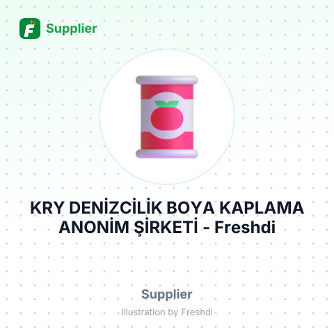 KRY DENİZCİLİK BOYA KAPLAMA ANONİM ŞİRKETİ – summary card, no photo uploaded yet