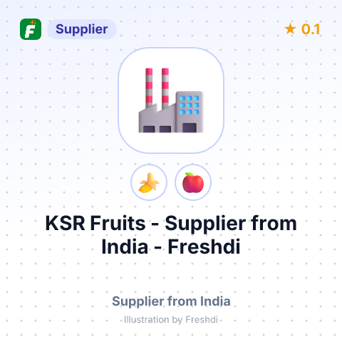 KSR Fruits  – summary card, no photo uploaded yet