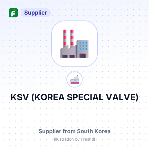 KSV (KOREA SPECIAL VALVE) – summary card, no photo uploaded yet