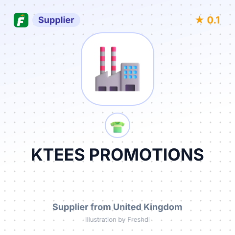 KTEES PROMOTIONS – summary card, no photo uploaded yet