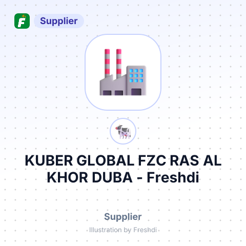 KUBER GLOBAL FZC RAS AL KHOR DUBA – summary card, no photo uploaded yet