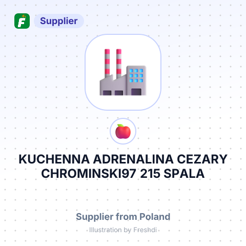 KUCHENNA ADRENALINA CEZARY CHROMINSKI97 215 SPALA WOJCIECHOWSKIEGO 6 10 POLSKA – summary card, no photo uploaded yet