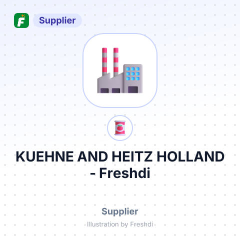 KUEHNE AND HEITZ HOLLAND – summary card, no photo uploaded yet