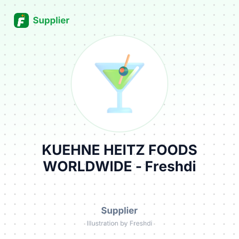 KUEHNE HEITZ FOODS WORLDWIDE – summary card, no photo uploaded yet