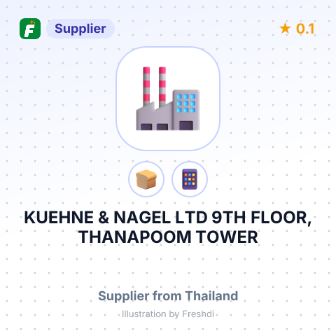 KUEHNE & NAGEL LTD 9TH FLOOR, THANAPOOM TOWER – summary card, no photo uploaded yet