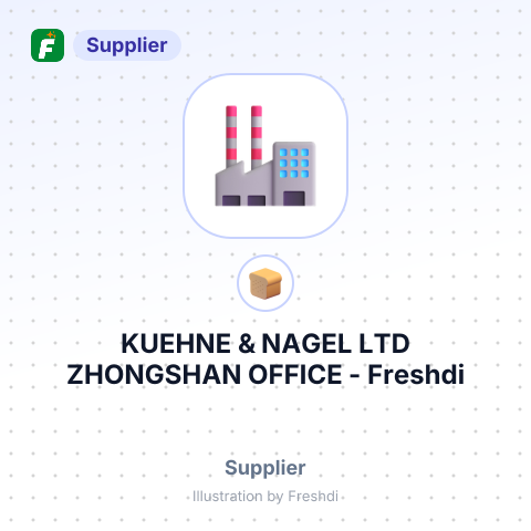 KUEHNE & NAGEL LTD ZHONGSHAN OFFICE – summary card, no photo uploaded yet