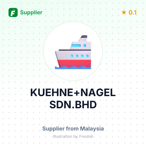 KUEHNE+NAGEL SDN.BHD – summary card, no photo uploaded yet