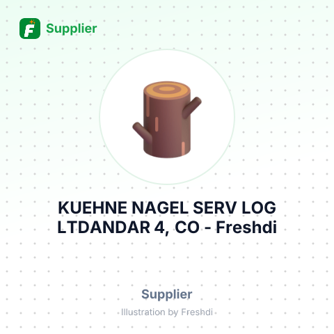 KUEHNE NAGEL SERV LOG LTDANDAR 4, CO – summary card, no photo uploaded yet