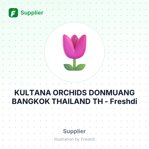 KULTANA ORCHIDS DONMUANG BANGKOK THAILAND TH – summary card, no photo uploaded yet