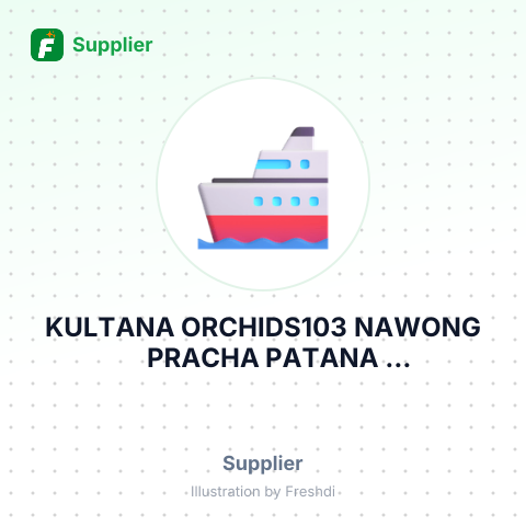 KULTANA ORCHIDS103 NAWONG PRACHA PATANA ROADDONMUANG BANGKOK THAILAND – summary card, no photo uploaded yet