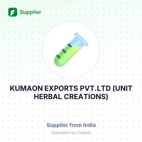KUMAON EXPORTS PVT.LTD (UNIT HERBAL CREATIONS) – summary card, no photo uploaded yet