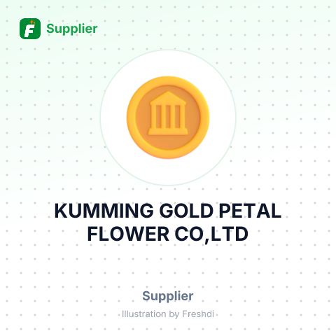 KUMMING GOLD PETAL FLOWER CO,LTD – summary card, no photo uploaded yet