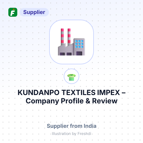 KUNDANPO TEXTILES IMPEX – summary card, no photo uploaded yet