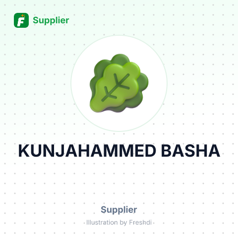 KUNJAHAMMED BASHA – summary card, no photo uploaded yet