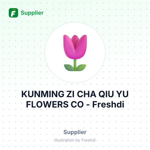 KUNMING ZI CHA QIU YU FLOWERS CO – summary card, no photo uploaded yet