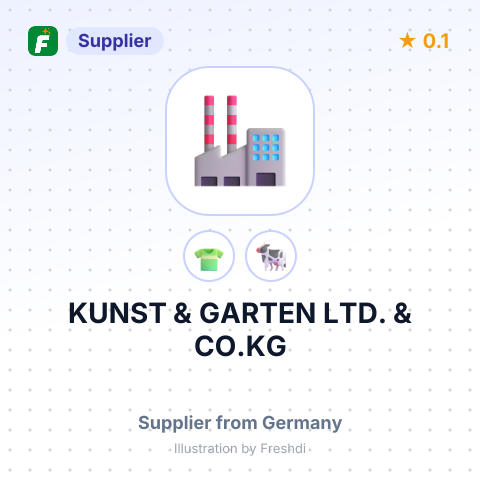 KUNST & GARTEN LTD. & CO.KG – summary card, no photo uploaded yet