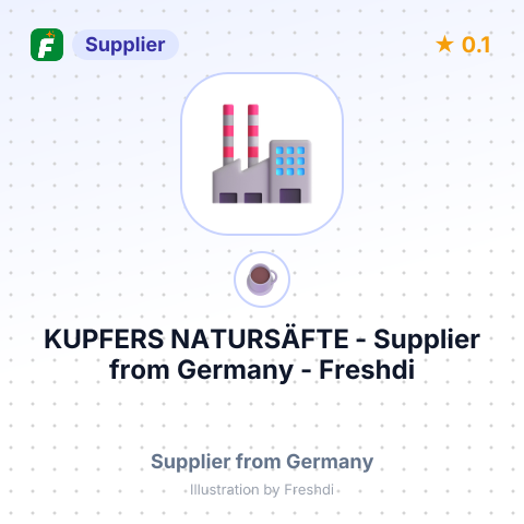 KUPFERS NATURSÄFTE – summary card, no photo uploaded yet