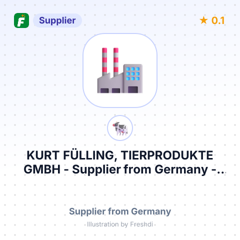 KURT FÜLLING, TIERPRODUKTE GMBH – summary card, no photo uploaded yet