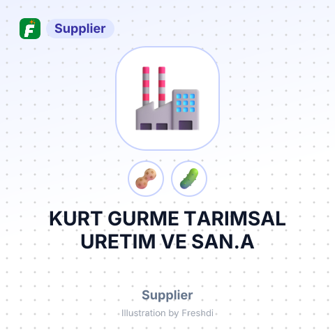 KURT GURME TARIMSAL URETIM VE SAN.A – summary card, no photo uploaded yet