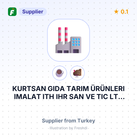 KURTSAN GIDA TARIM ÜRÜNLERI IMALAT ITH IHR SAN VE TIC LTD STI – summary card, no photo uploaded yet