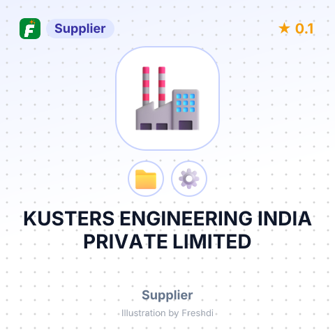 KUSTERS ENGINEERING INDIA PRIVATE LIMITED – summary card, no photo uploaded yet