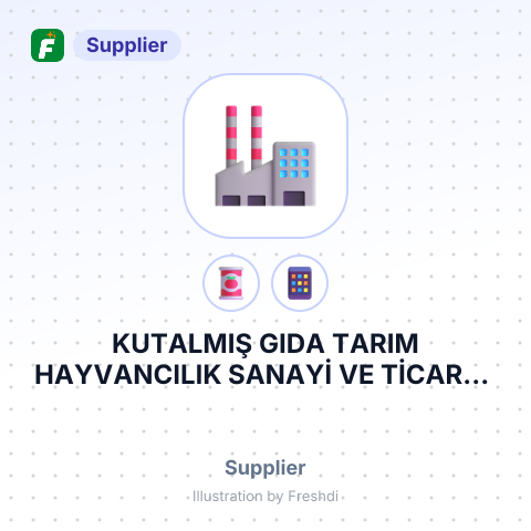 KUTALMIŞ GIDA TARIM HAYVANCILIK SANAYİ VE TİCARET LİMİTED ŞİRKETİ – summary card, no photo uploaded yet