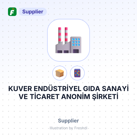 KUVER ENDÜSTRİYEL GIDA SANAYİ VE TİCARET ANONİM ŞİRKETİ – summary card, no photo uploaded yet
