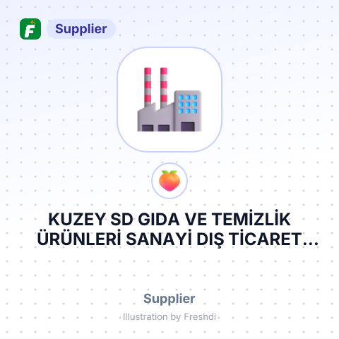 KUZEY SD GIDA VE TEMİZLİK ÜRÜNLERİ SANAYİ DIŞ TİCARET LİMİTED ŞİRKETİ – summary card, no photo uploaded yet