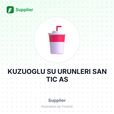 KUZUOGLU SU URUNLERI SAN TIC AS – summary card, no photo uploaded yet