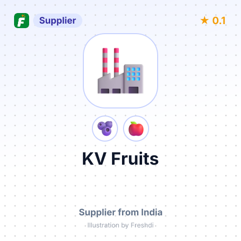 KV Fruits  – summary card, no photo uploaded yet