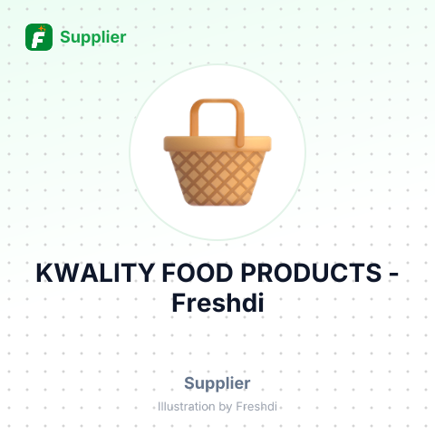 KWALITY FOOD PRODUCTS – summary card, no photo uploaded yet