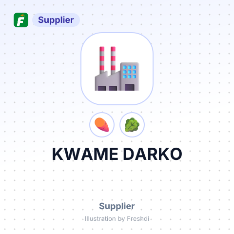 KWAME DARKO – summary card, no photo uploaded yet