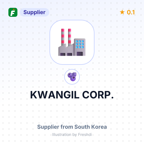 KWANGIL CORP. – summary card, no photo uploaded yet