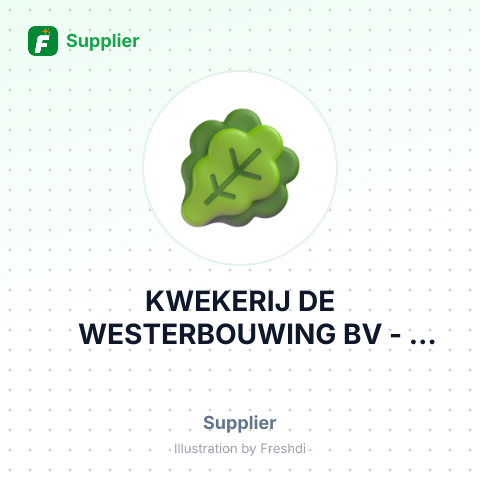 KWEKERIJ DE WESTERBOUWING BV – summary card, no photo uploaded yet