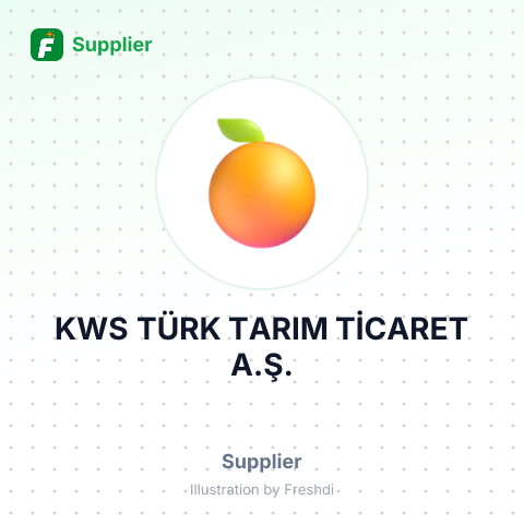 KWS TÜRK TARIM TİCARET A.Ş. – summary card, no photo uploaded yet