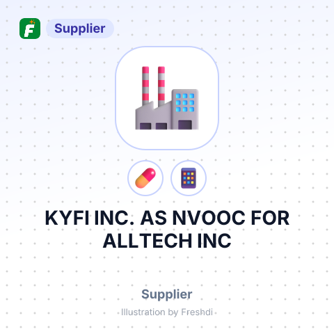 KYFI INC. AS NVOOC FOR ALLTECH INC – summary card, no photo uploaded yet