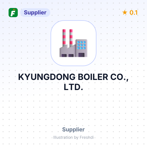 KYUNGDONG BOILER CO., LTD. – summary card, no photo uploaded yet