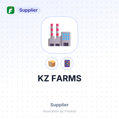 KZ FARMS – summary card, no photo uploaded yet