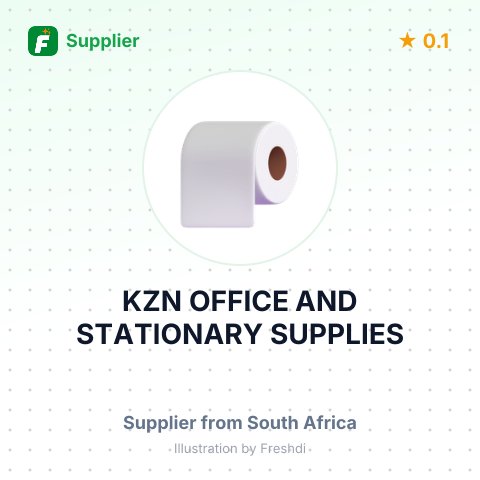 KZN OFFICE AND STATIONARY SUPPLIES – summary card, no photo uploaded yet