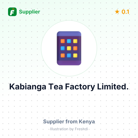 Kabianga Tea Factory Limited.  – summary card, no photo uploaded yet