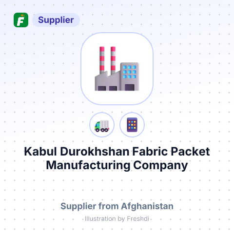 Kabul Durokhshan Fabric Packet Manufacturing Company – summary card, no photo uploaded yet