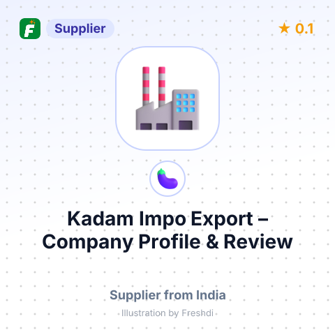 Kadam Impo Export – summary card, no photo uploaded yet