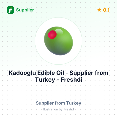 Kadooglu Edible Oil – summary card, no photo uploaded yet