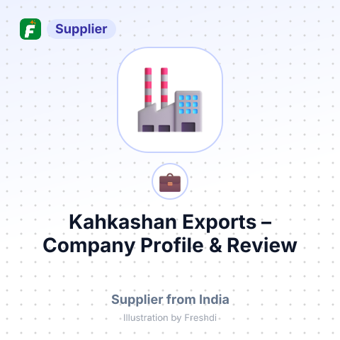 Kahkashan Exports – summary card, no photo uploaded yet