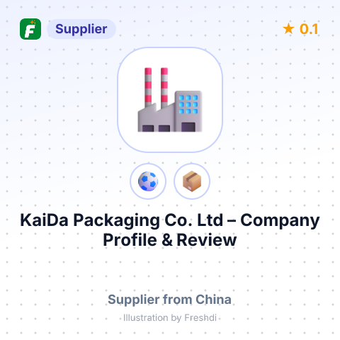 KaiDa Packaging Co., Ltd – summary card, no photo uploaded yet
